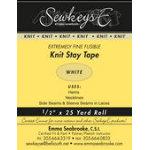 Fusible Knit Stay Tape .5in White