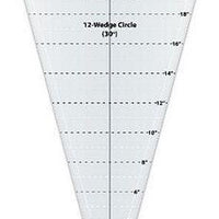 GM AM 12 Wedge Cir Ruler 30 30 degrees