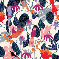 Gardenia-Flowers & Birds 60" Rayon