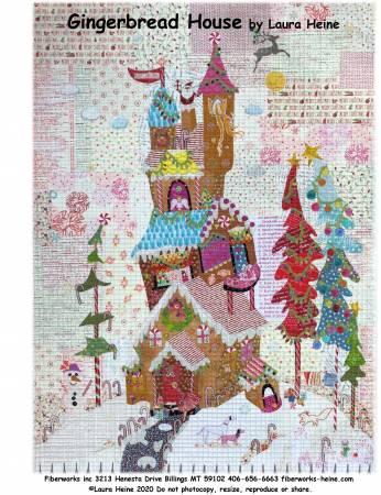 Gingerbread House Collage Pattern