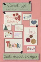Greeting! cards for embroidery