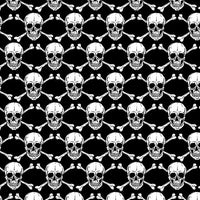 Halloween Spirit - Glowing Skulls Black