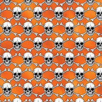 Halloween Spirit - Glowing Skull Orange