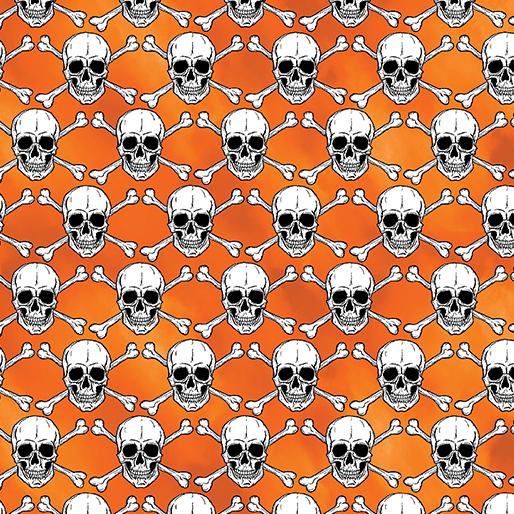 Halloween Spirit - Glowing Skull Orange