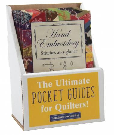 Hand Embroidery Stitches lance Pocket Guide Displays