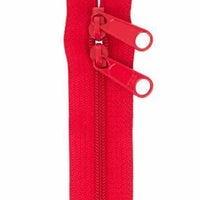 Handbag Zipper 30" Hot Red