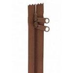Handbag zipper 40" Seal Brown