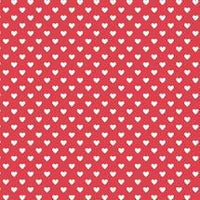 Hearts-Red w/ White hearts