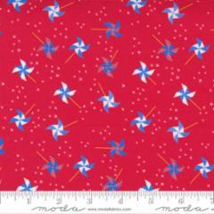 Holiday Americana-Pinwheels Red