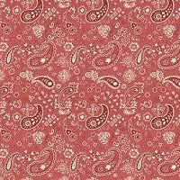 Homemade Happiness-Red Paisley