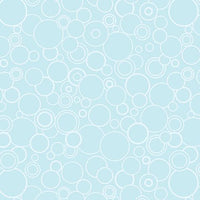 Hooked Fish-Circles Lgt Turq