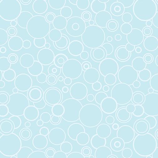 Hooked Fish-Circles Lgt Turq