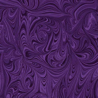 Hooked Fish-Marble Tonal -dark grape