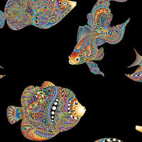Hooked Fish-Something Fishy -black