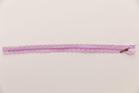 Lace Zipper 14" Lavender
