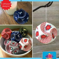 Machine Embrd Holiday Baubles