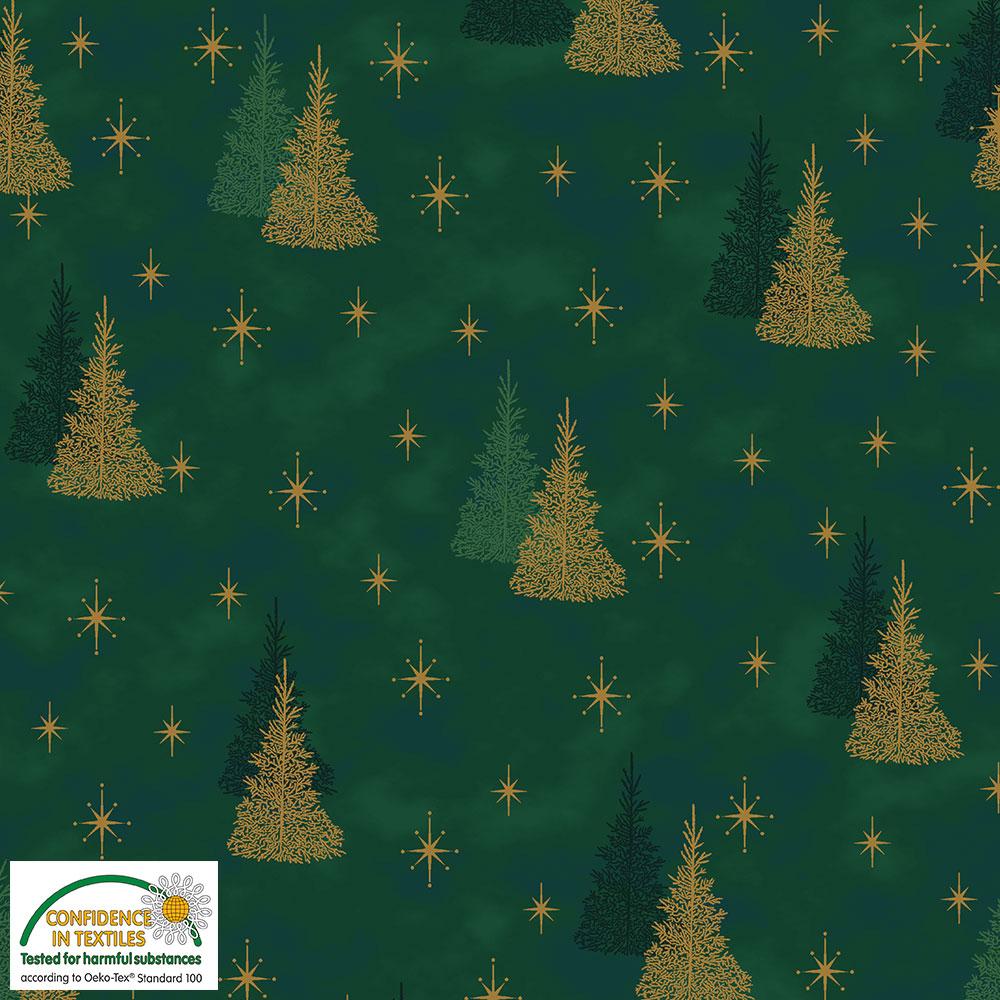 Magic Christmas Green Trees