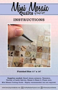 Mini Mosaic Quilts Cutting Tool and Instructions