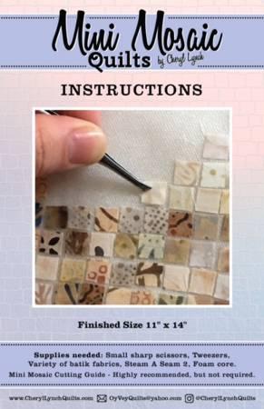 Mini Mosaic Quilts Cutting Tool and Instructions