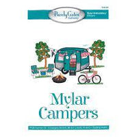 Mylar Campers Machine Embroidery Design