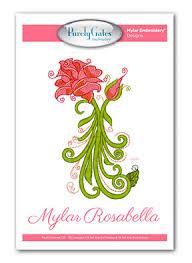 Mylar Rosabella Machine  Embroidery Design