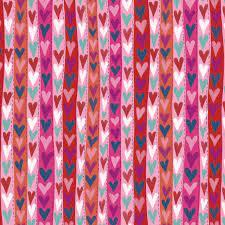 Oh Happy Day! Trailing Hearts  Pink by Keiko Goke