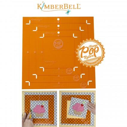 Orange Pop Square Ruler Set