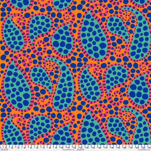 Paisley Dot Orange Kaffe August 2023