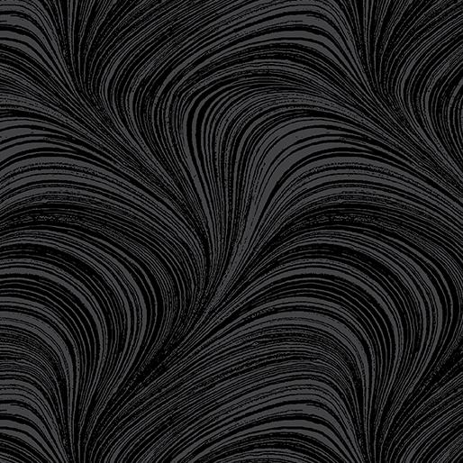 Pearlescent Wave Texture -charcoal