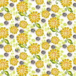 Petit Jardin-Flower & Dot Yellow