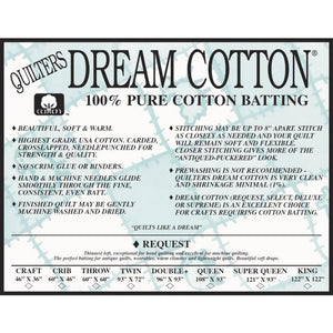 QD Nat Batt 100%CReq CF  Craft 46x36