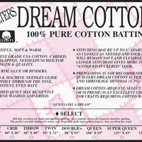 QD Wht Batt 100%cotton-SELECT  Craft 46x36