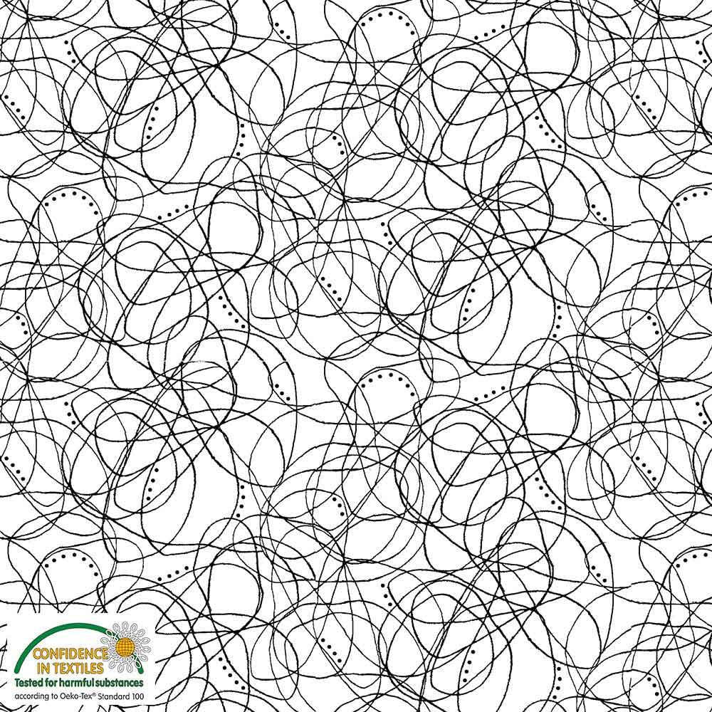 Quilter's Combi Blenders Black & White Doodle