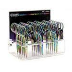 Rainbow Embroidery 18pc Titani m Scissors Display