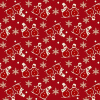 Red Tossed Snowmen