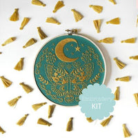 Rikrack Hand Embroidery Kit Lunar Moth