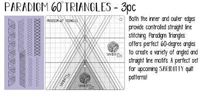 Sariditty Paridigm 60 Triangle  set Long Arm