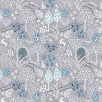 The Secret Winter Garden Frosted Garden Pearl- grey