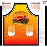 Sew And Go Panels-  Burger Apron