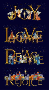 Joy Love Peace Panel