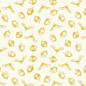 Simply Gold Metallic - Tossed Acorn