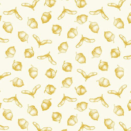 Simply Gold Metallic - Tossed Acorn