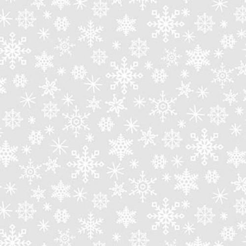 Snow Flurry - White On White