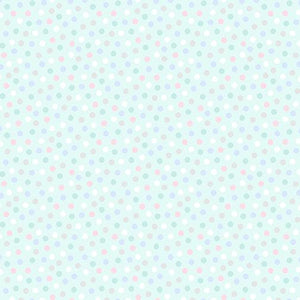 Snuggle Dot Flannel Blue