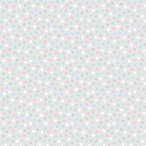 Snuggle Dot Flannel Grey