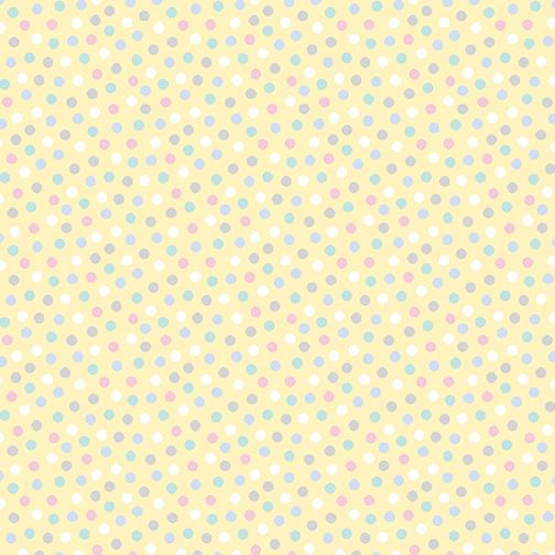 Snuggle Dot Flannel Yellow