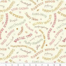 Snuggle Season- Cosy Words