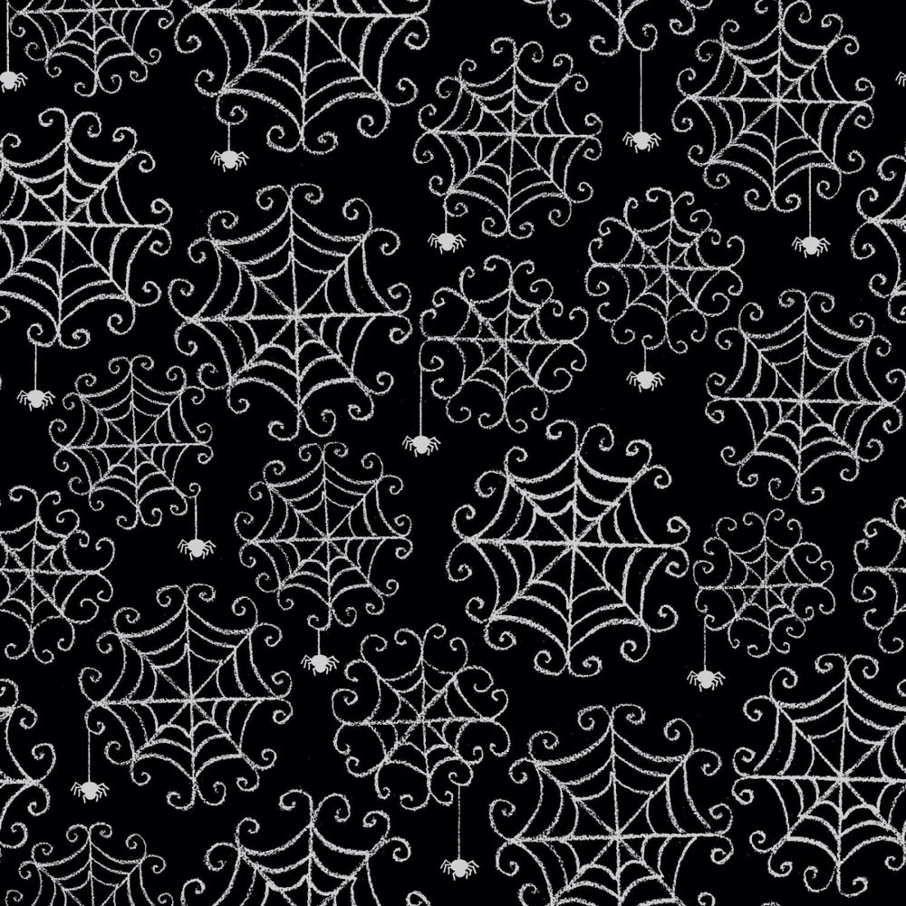 Spooky Town Black Spiderwebs Black Spiderwebs Halloween