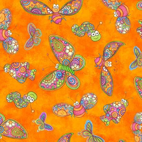 Sunbright - Butterfly Toss Orange