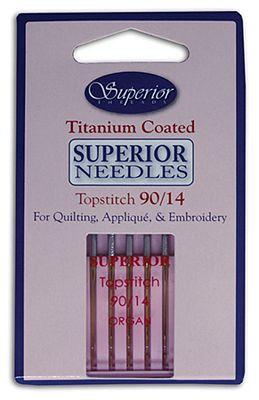 Superior Titanium Topstitch Needle 90/14